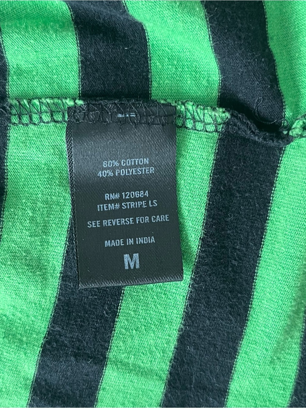 🕸 Emo Hot Topic Striped Tee 🕸 - Picture 3 of 4